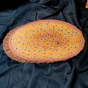 Hand painted wood plank